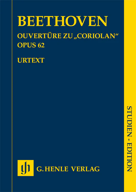 Beethoven: "Coriolan" Ouverture, Op. 62 (Study Score)