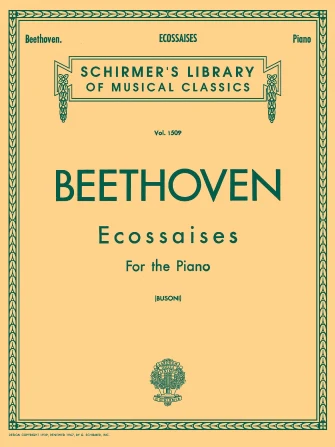 Beethoven Ecossaises Piano Solo