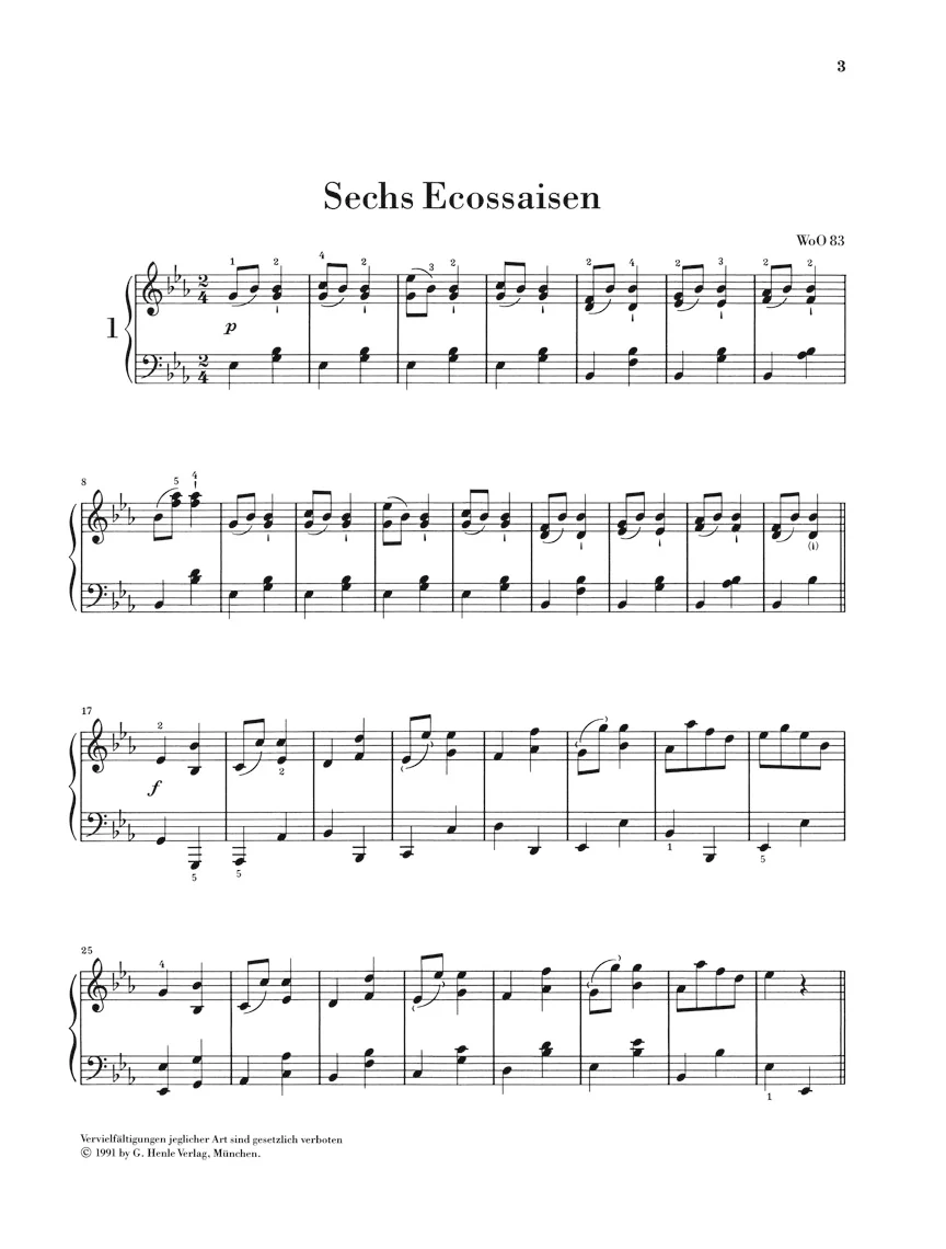 Beethoven: Ecossaises WoO 83 and WoO 86 - Image 2