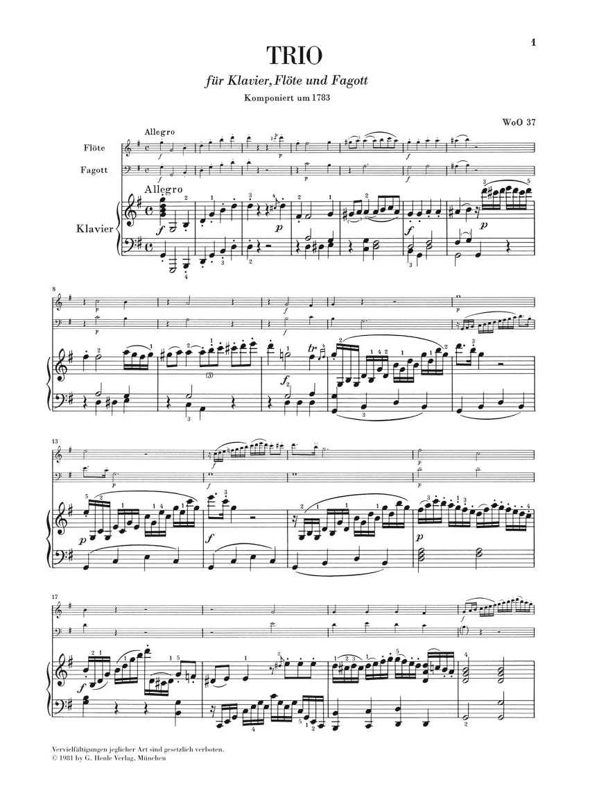 Beethoven: Trio WoO 37 - Image 2
