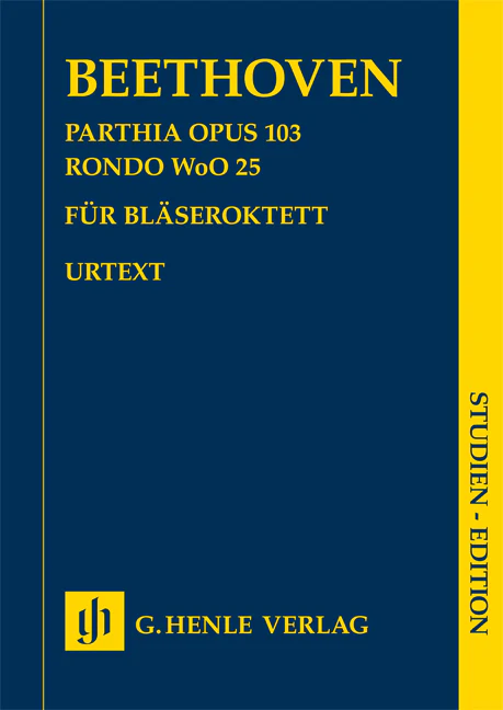Beethoven: Parthia, Op. 103 and Rondo WoO 25 for Wind Octet (Study Score)