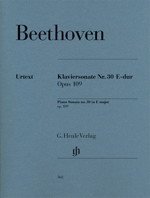 Beethoven: Piano Sonata No. 30 in E major, Op. 109