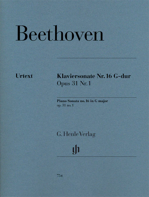 Beethoven: Piano Sonata No. 16 in G major, Op. 31,1