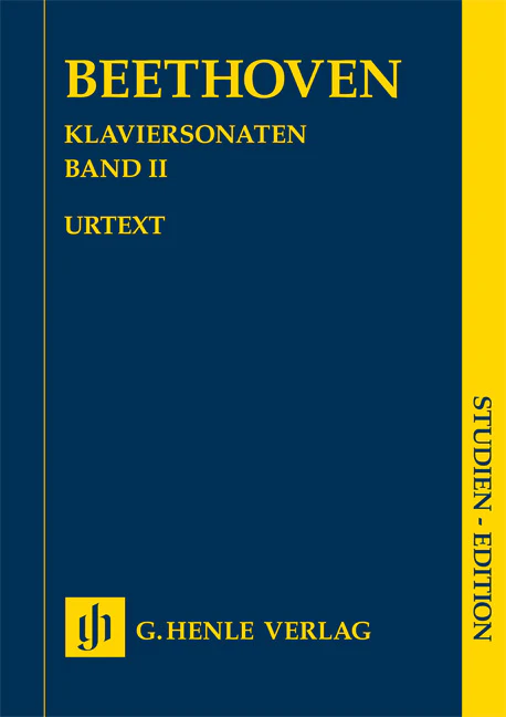 Beethoven: Piano Sonatas, Volume II (Study Score)