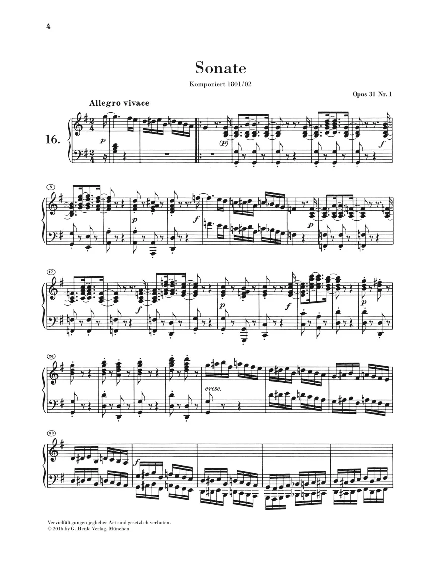 Beethoven: Piano Sonatas, Volume II (Without Fingering) - Image 2