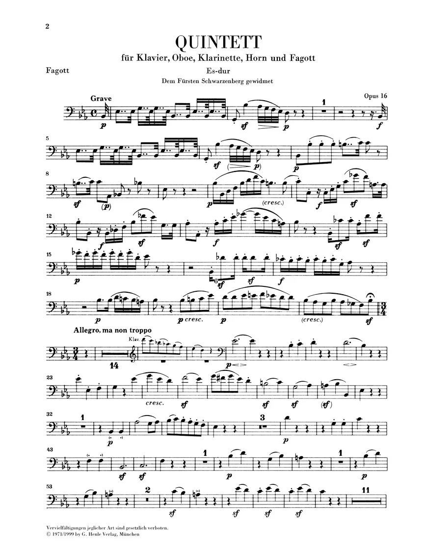 Beethoven: Piano Quintet E flat major, Op. 16 (Version for Wind Instruments) - Image 5