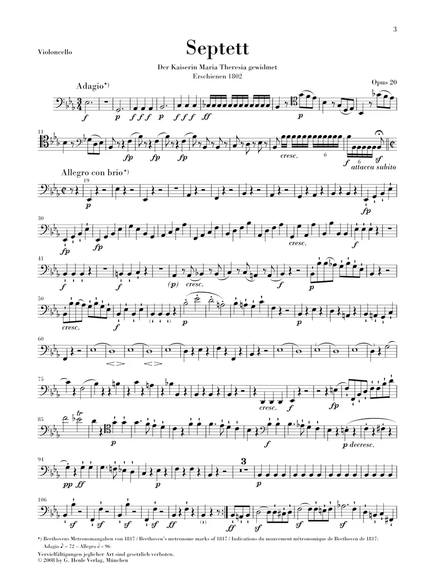 Beethoven: Septet in E flat major, Op. 20 - Image 4