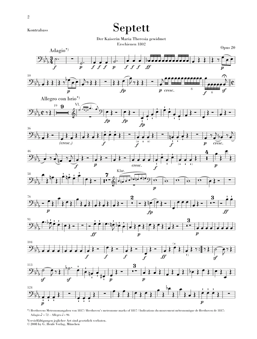 Beethoven: Septet in E flat major, Op. 20 - Image 5