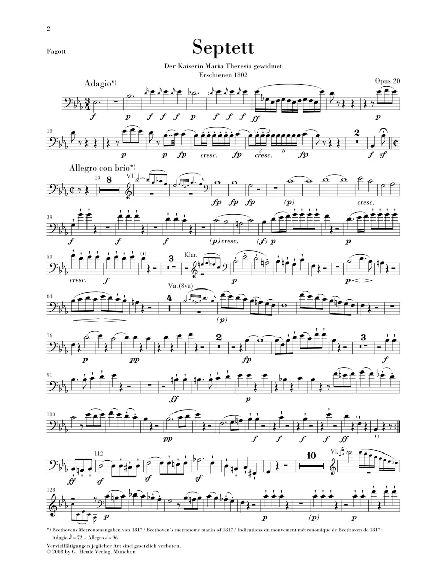 Beethoven: Septet in E flat major, Op. 20 - Image 7