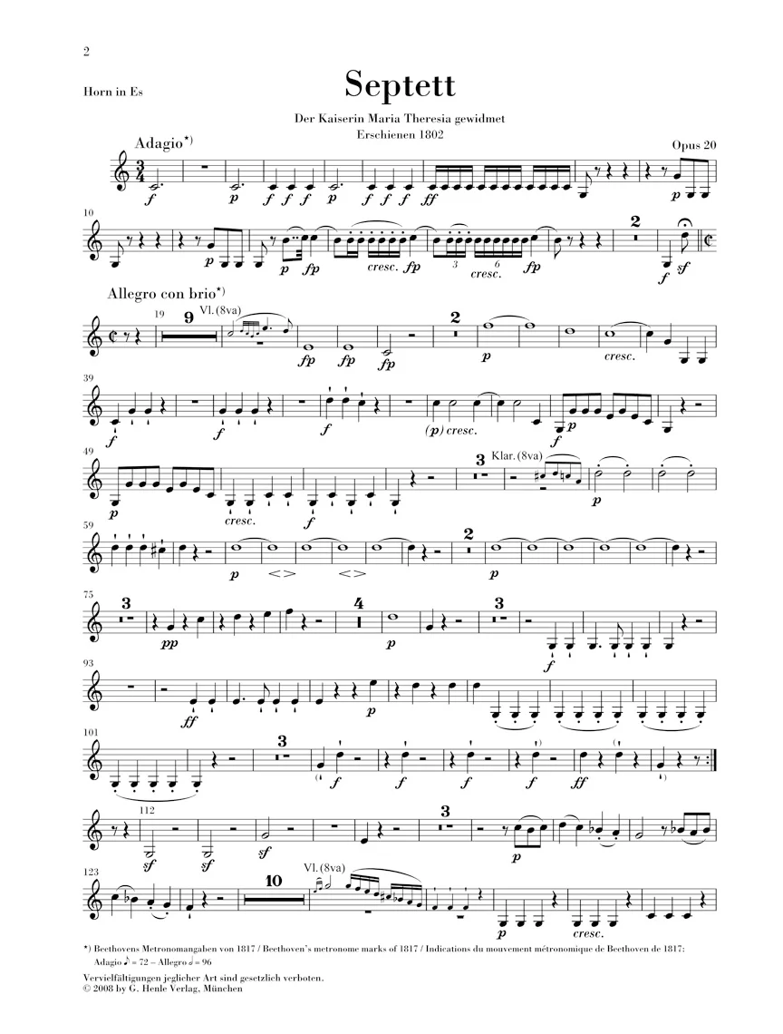 Beethoven: Septet in E flat major, Op. 20 - Image 9