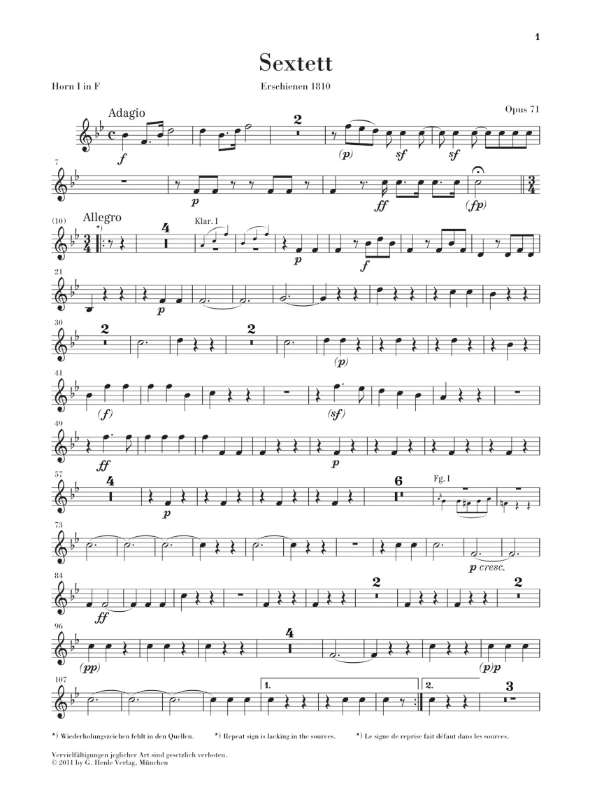 Beethoven: Sextet in E flat major, Op. 71 and March WoO 29 - Image 6