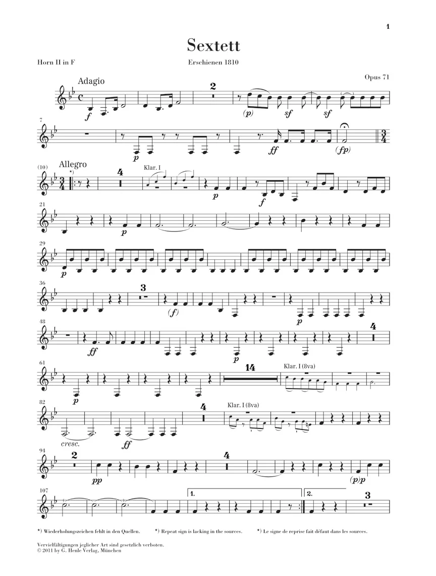 Beethoven: Sextet in E flat major, Op. 71 and March WoO 29 - Image 8