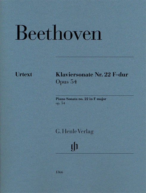 Beethoven: Piano Sonata No. 22 in F major, Op. 54