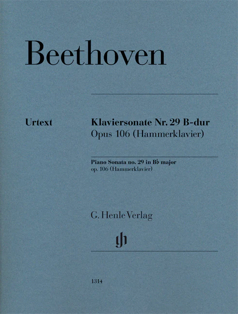 Beethoven: Piano Sonata No. 29 in B flat major, Op. 106