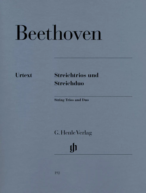 Beethoven: String Trios and String Duo