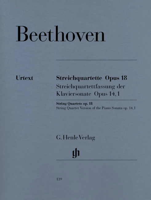 Beethoven: String Quartets, Op. 18,1-6 and String Quartet-Version of the Piano Sonata, Op. 14,1