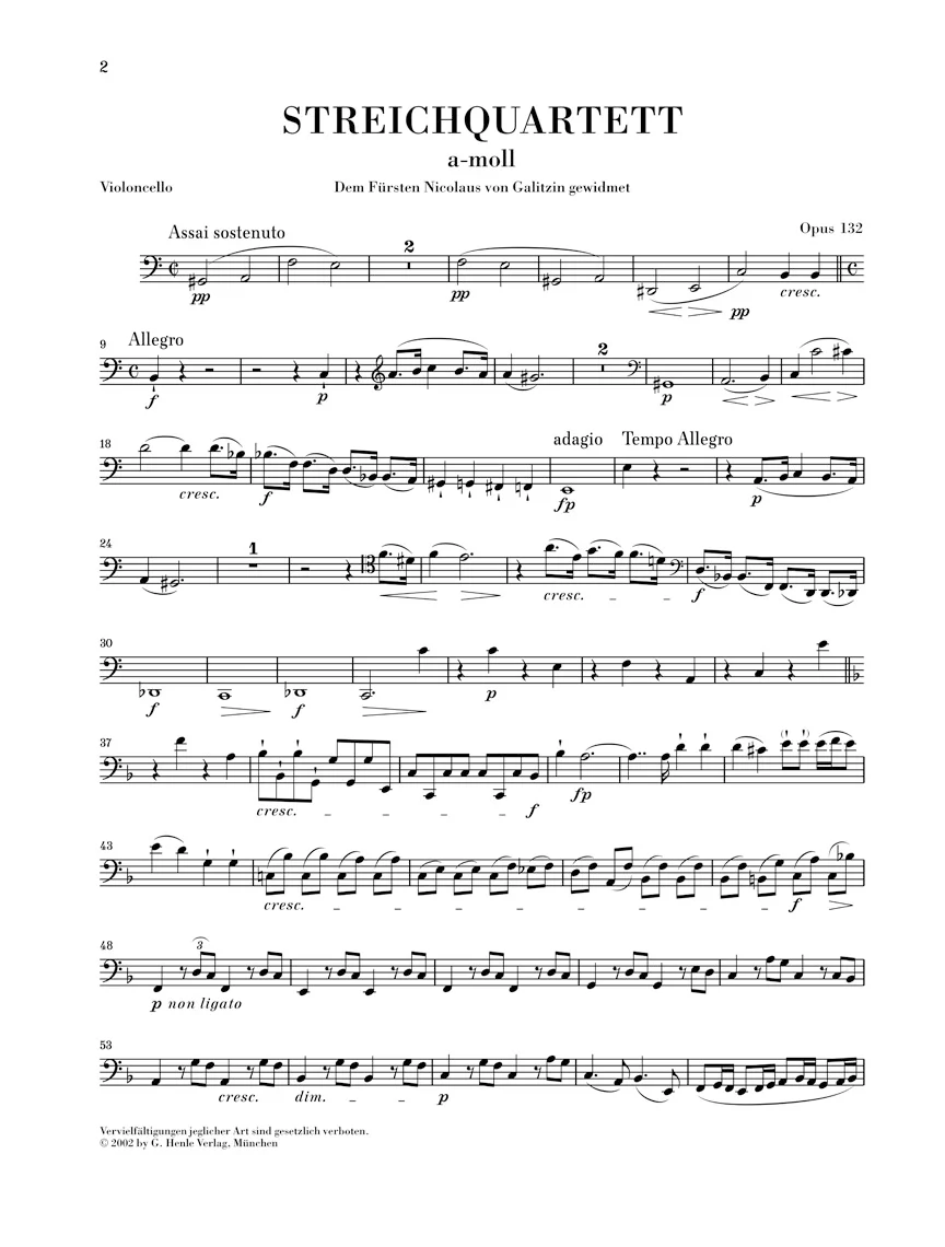 Beethoven: String Quartet in a minor, Op. 132 - Image 5