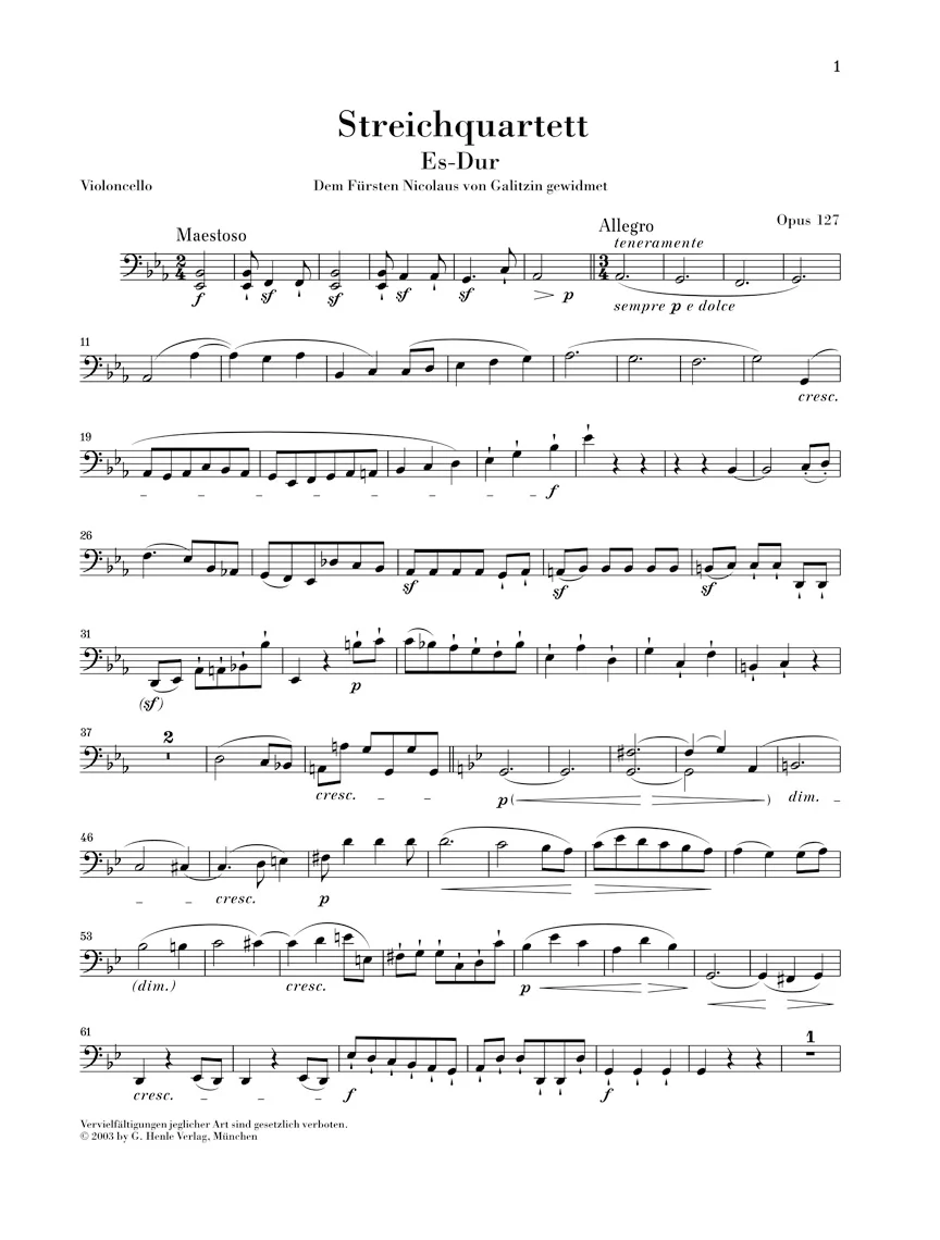 Beethoven: String Quartet in E flat major, Op. 127 - Image 5