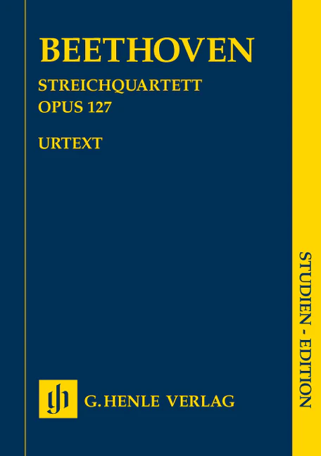 Beethoven: String Quartet E flat major, Op. 127, Allegretto for String Quartet WoO 210 (fragment) (Study Score)