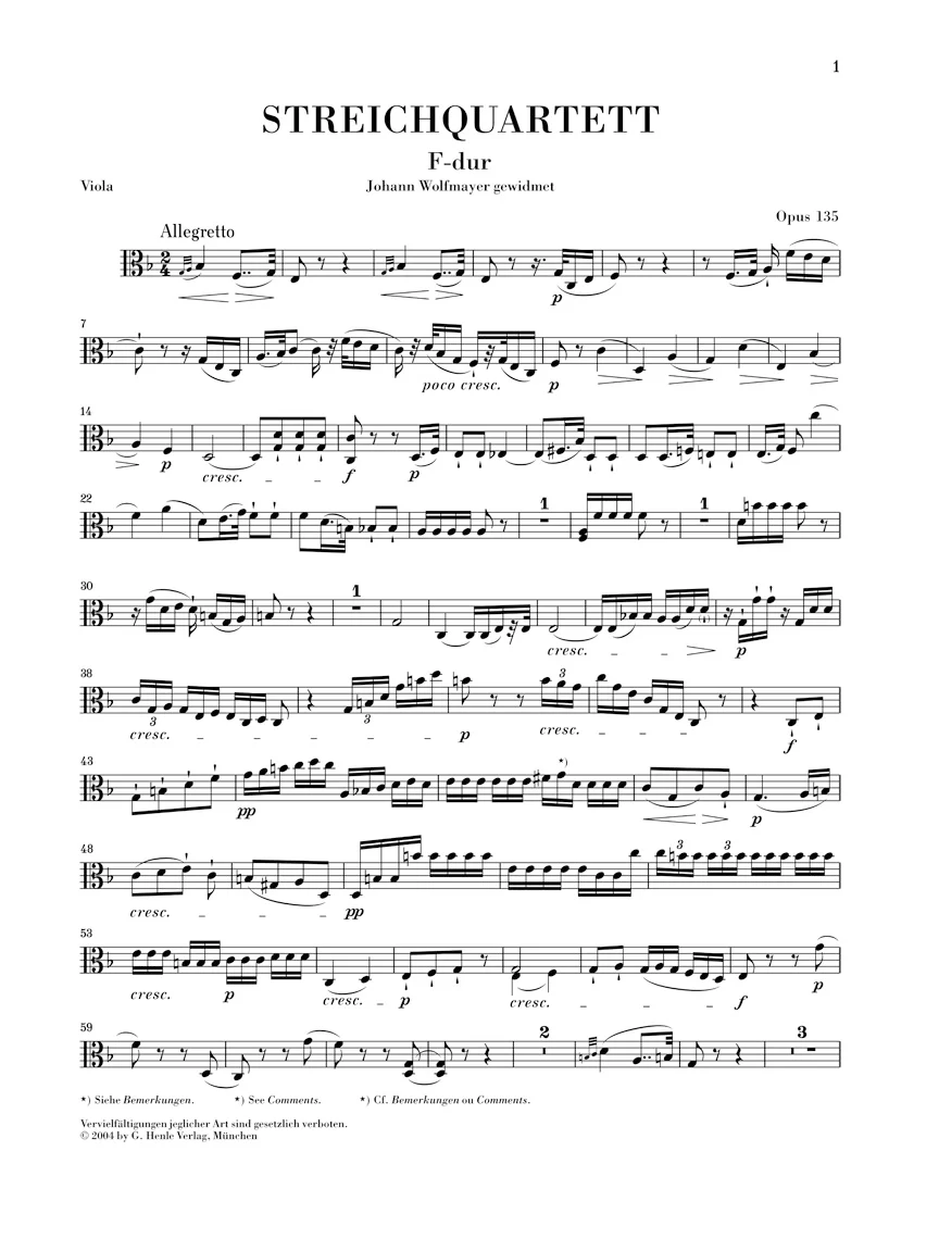 Beethoven: String Quartet in F major, Op. 135 - Image 4