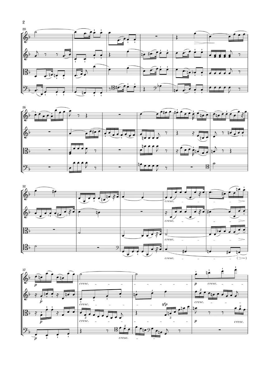 Beethoven: String Quartet in F major, Op. 135 (Study Score) - Image 3