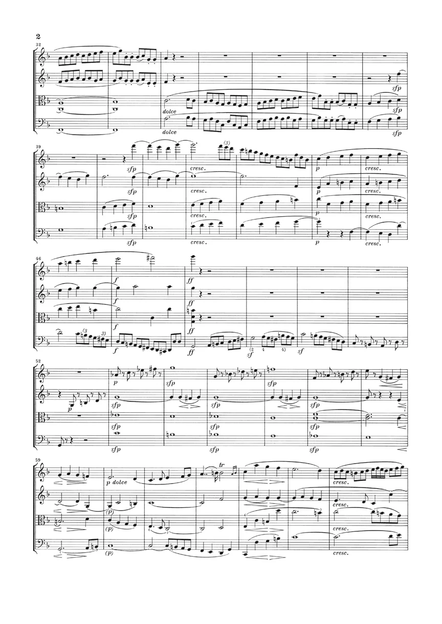 Beethoven: String Quartets, Op. 59, 74, 95 (Study Score) - Image 3