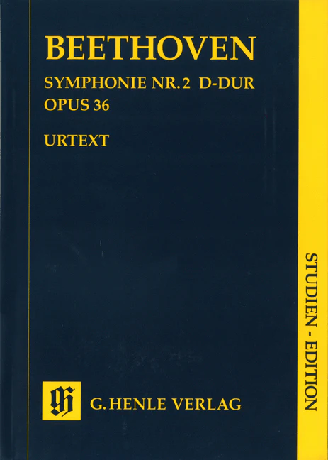 Beethoven: Symphony No. 2 D major, Op. 36 (Study Score)