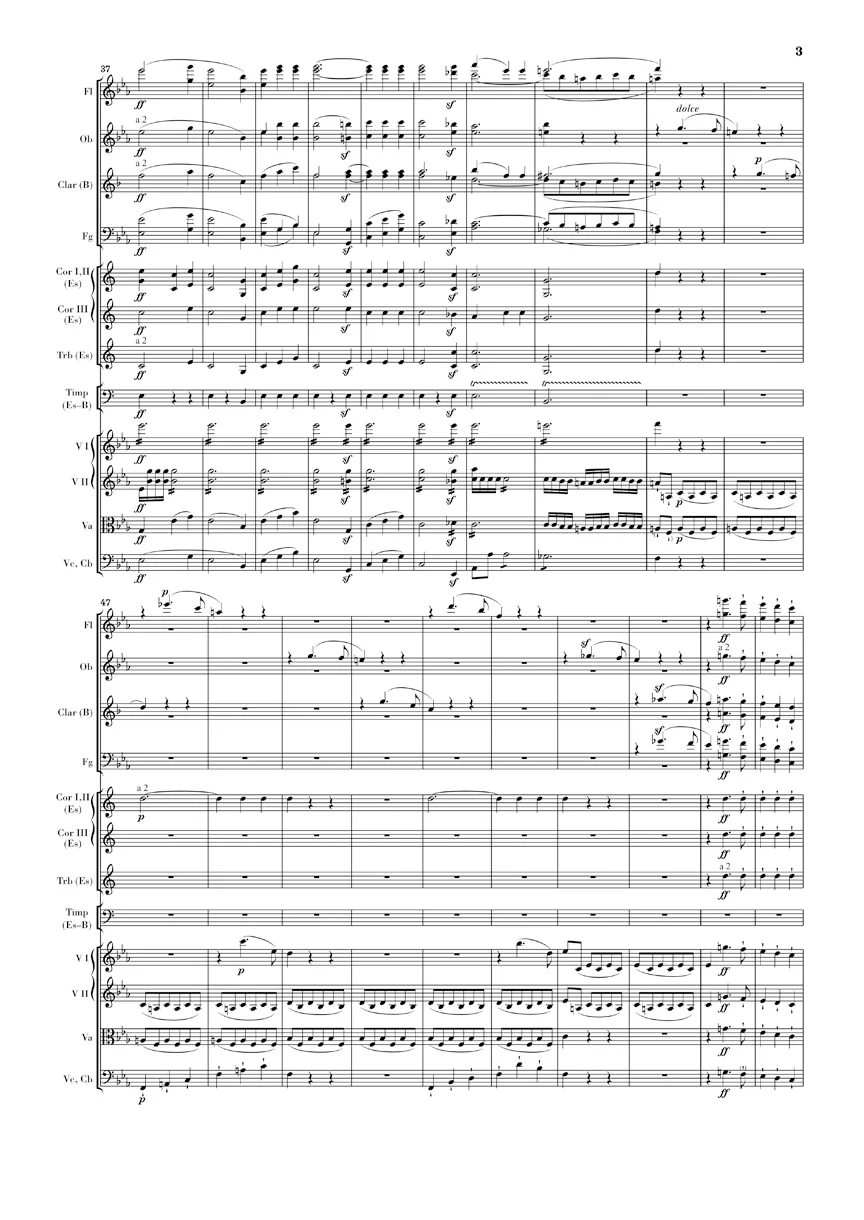 Beethoven: Symphony No. 3 in E flat major, Op. 55 (Study Score) - Image 4
