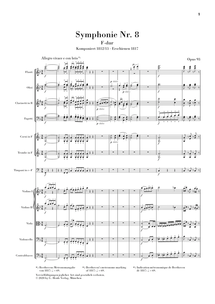 Beethoven: The Symphonies (Study Score) - Image 9