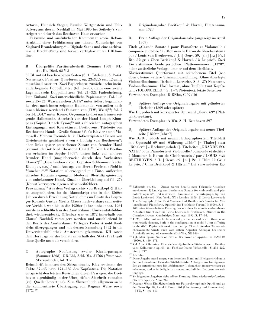 Beethoven: Works for Cello and Piano (Critical Report) - Image 3