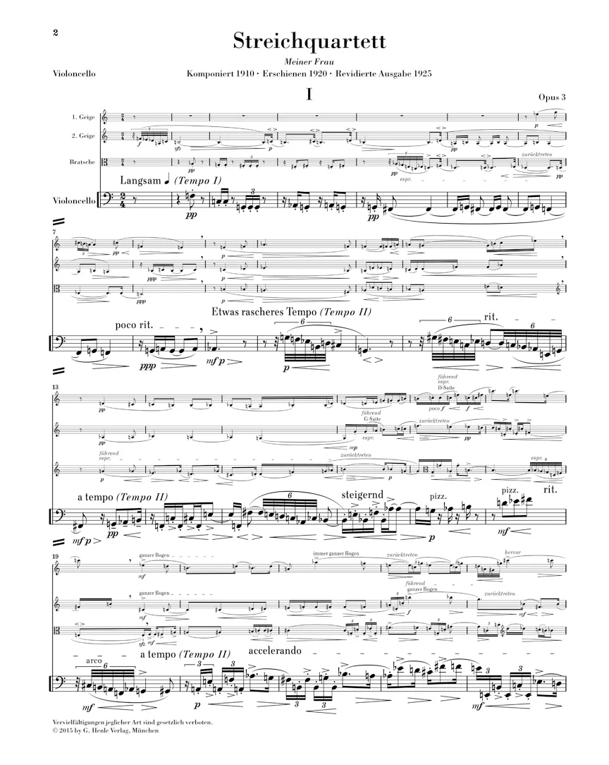 Berg: String Quartet, Op. 3 - Image 5