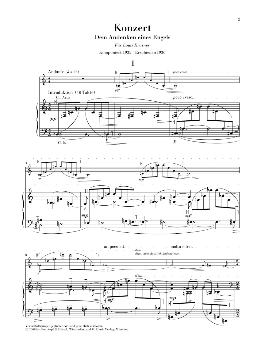 Berg: Violin Concerto - Image 2