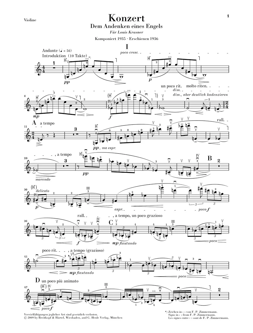 Berg: Violin Concerto - Image 5