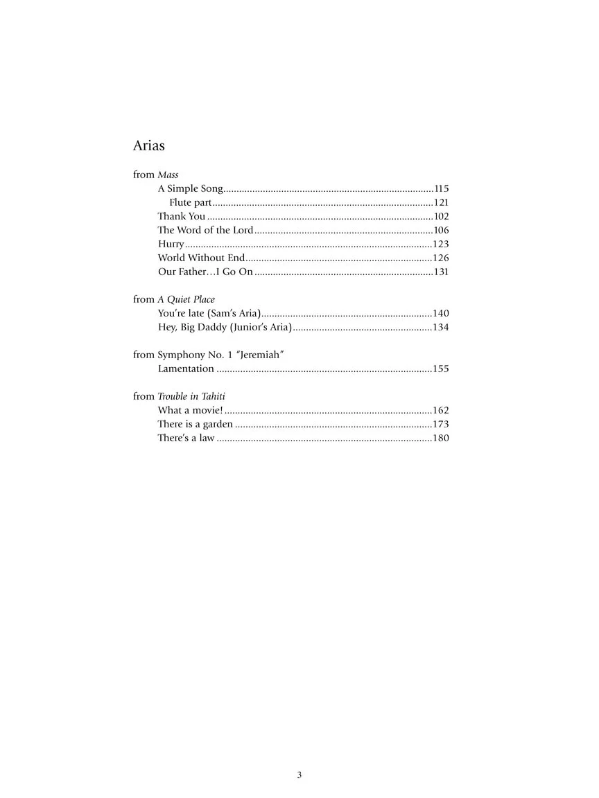 Bernstein Art Songs and Arias Medium/Low Voice - Image 4