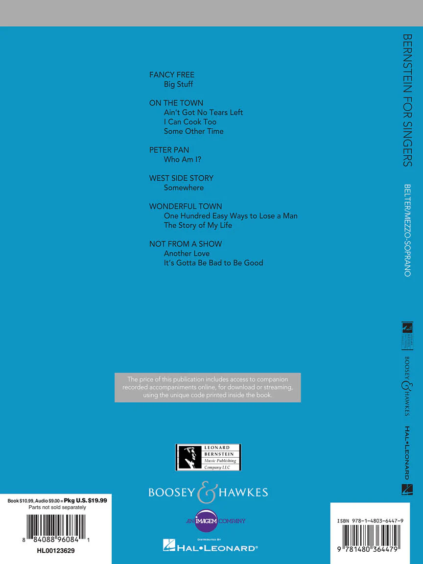 Bernstein for Singers - Belter/Mezzo-Soprano - Image 2