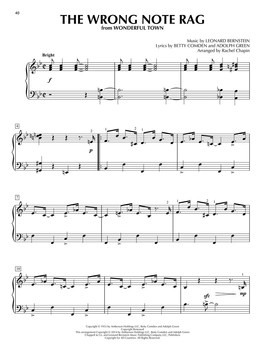 Bernstein Broadway Piano Solos - Image 4