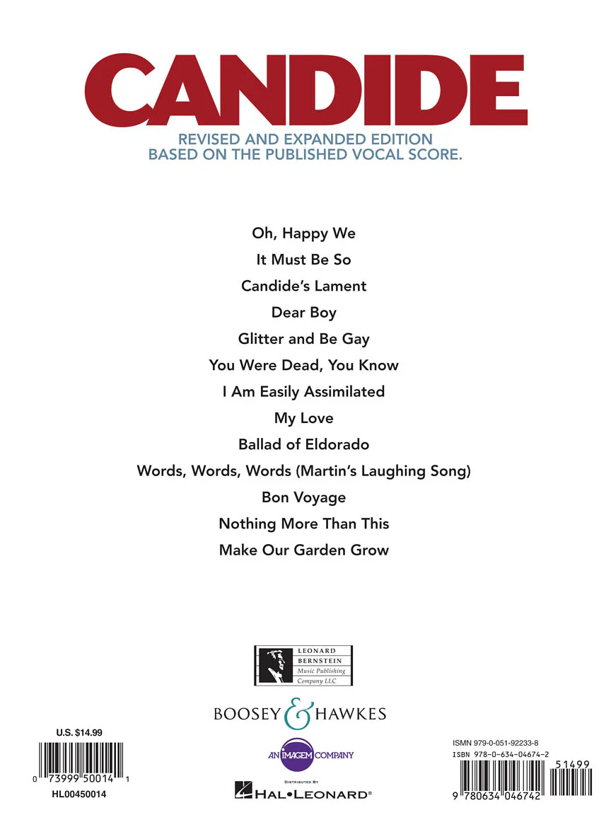 Bernstein Candide - Vocal Selections - Image 2
