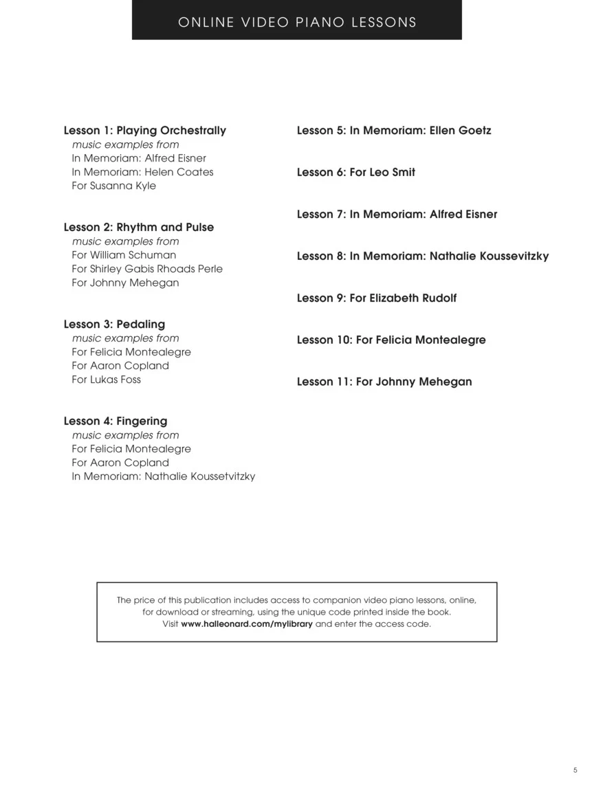 Bernstein - Selected Anniversaries for Piano - Image 4