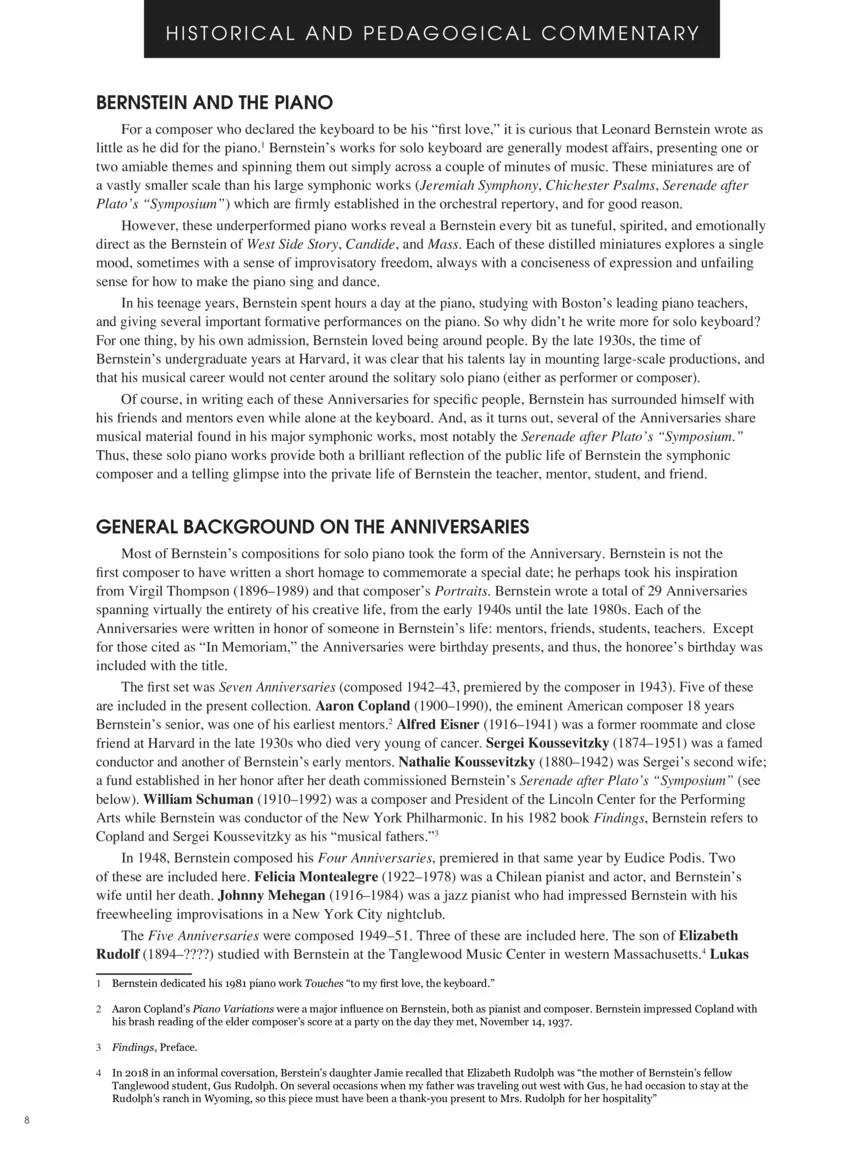 Bernstein - Selected Anniversaries for Piano - Image 6