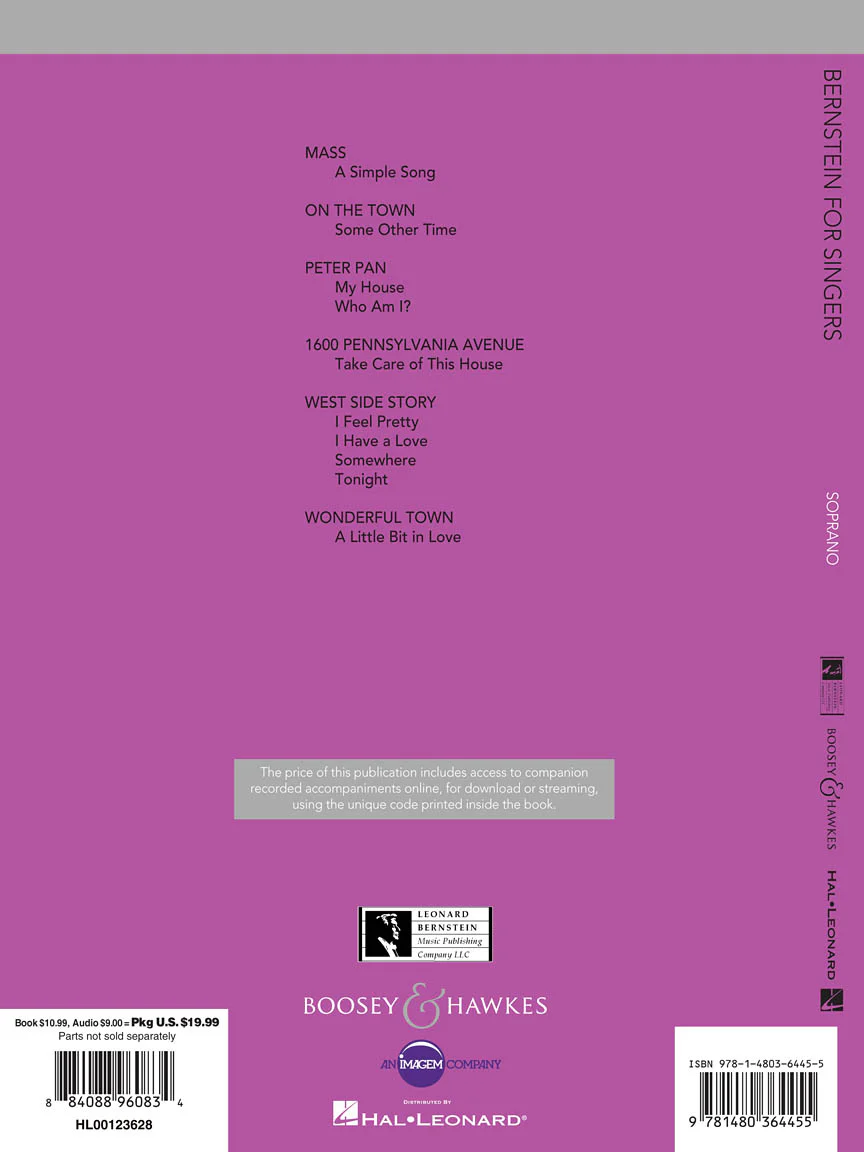 Bernstein for Singers - Soprano - Image 2