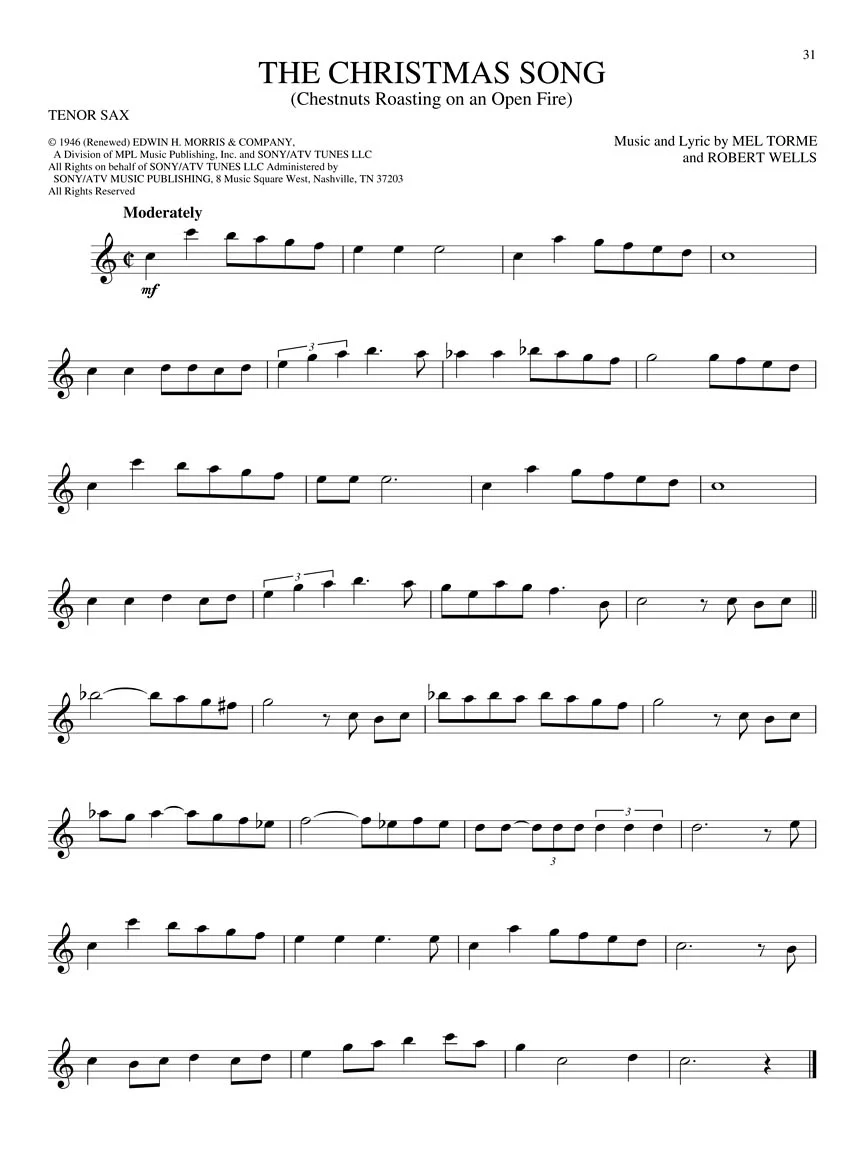 Big Book of Christmas Songs for Tenor Sax - Image 3