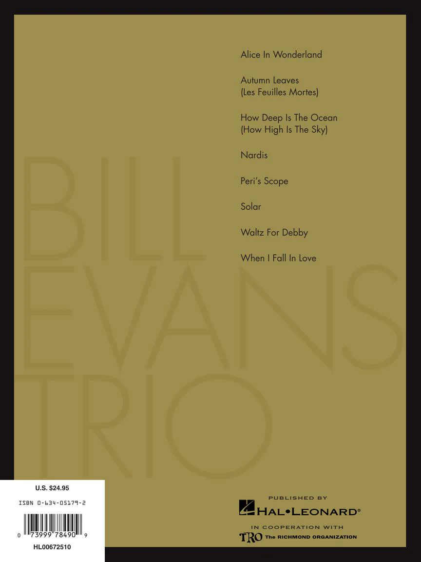 Evans, Bill - Trio - Volume 1 - Image 7
