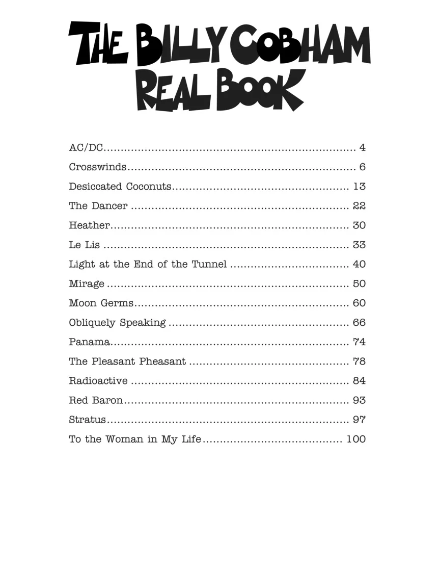 Cobham, Billy - Real Book - Image 2