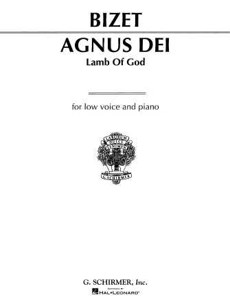 Bizet: Agnus Dei (Lamb of God) Low Voice in B-Flat