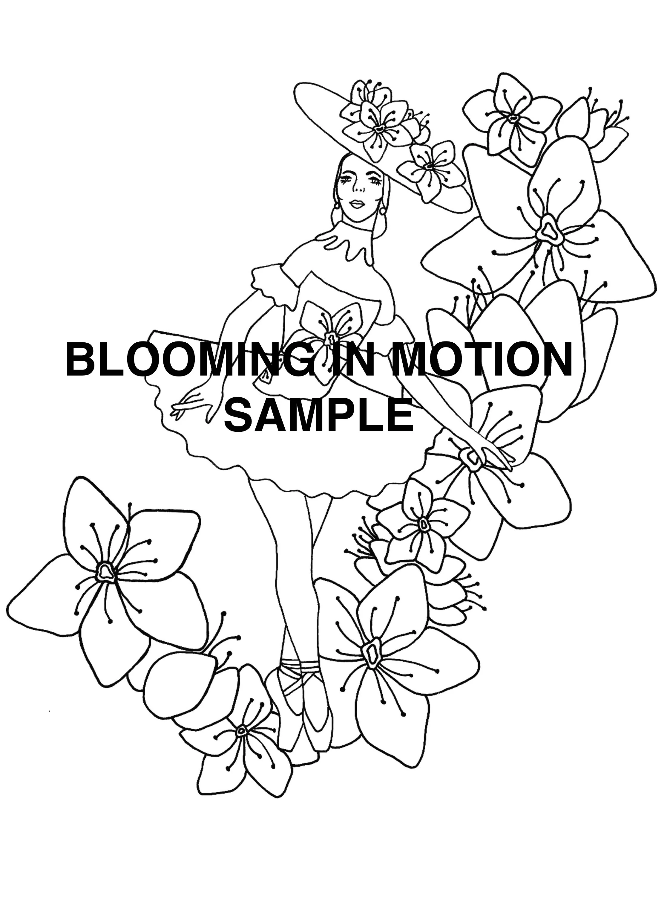 Clearance: Blooming in Motion Coloring Book - Image 5