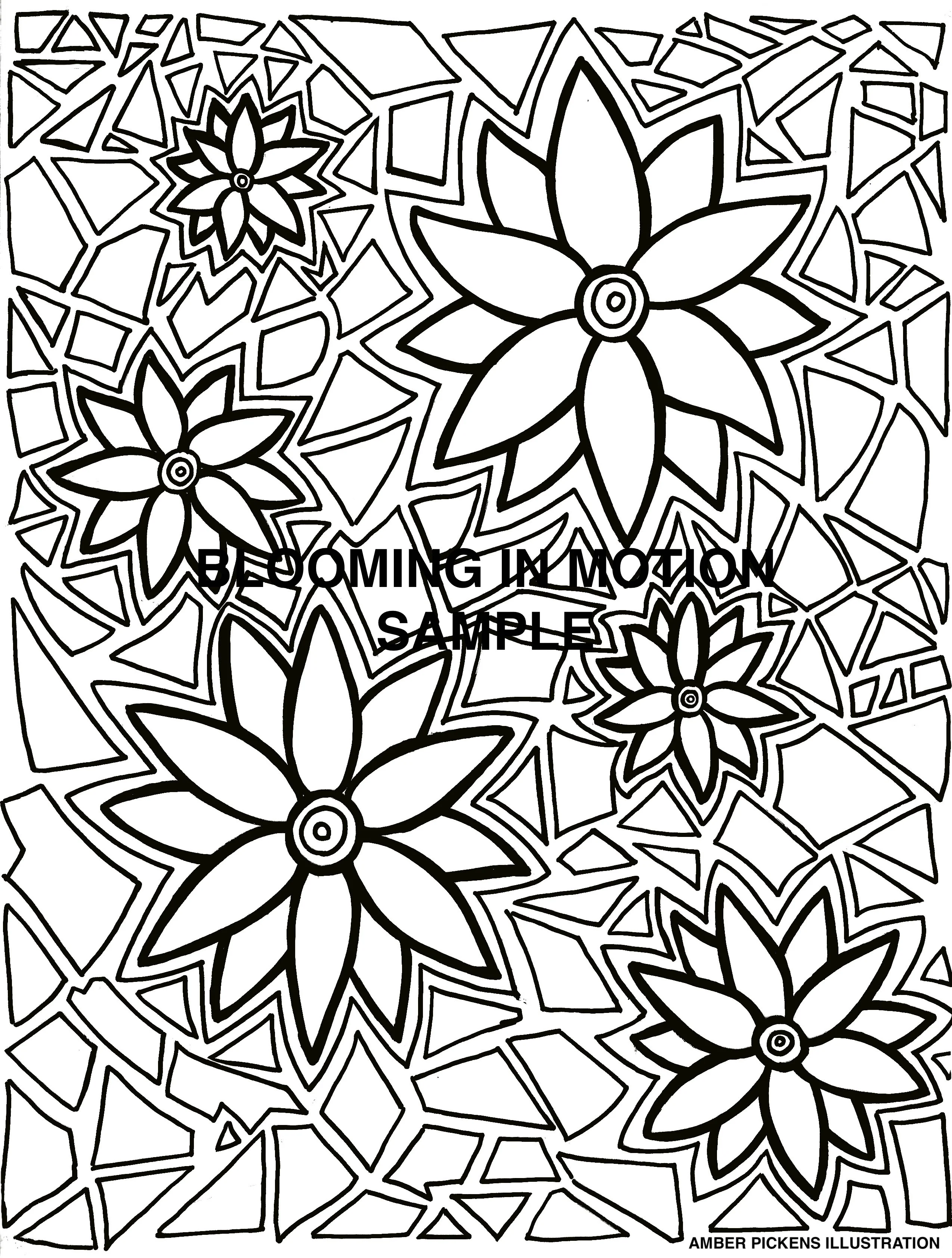 Clearance: Blooming in Motion Coloring Book - Image 6