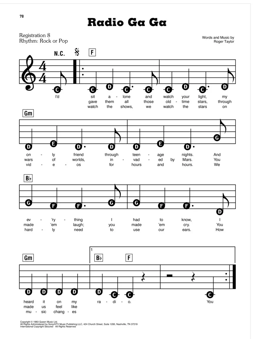 Bohemian Rhapsody - E-Z Play Today #41 - Image 5
