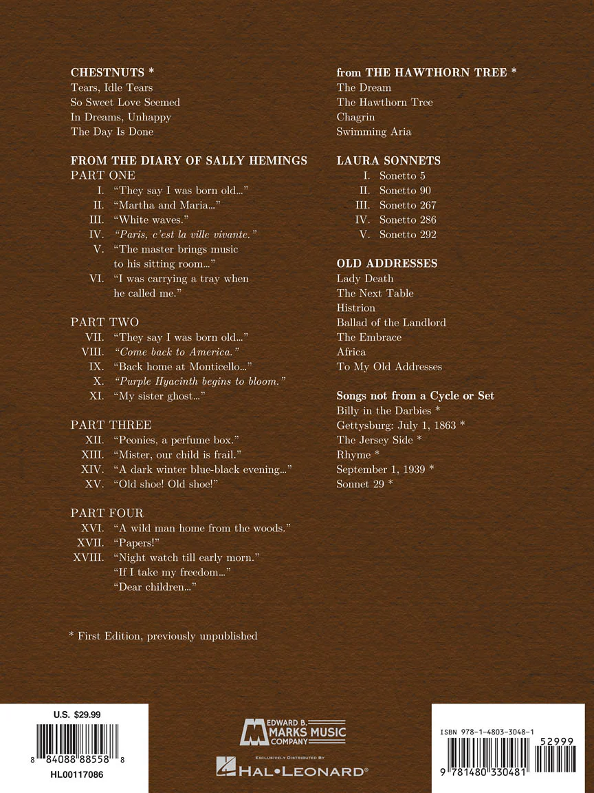 Bolcom Concert Songs Vol. 2 Low Voice 2001-2012 - Image 2