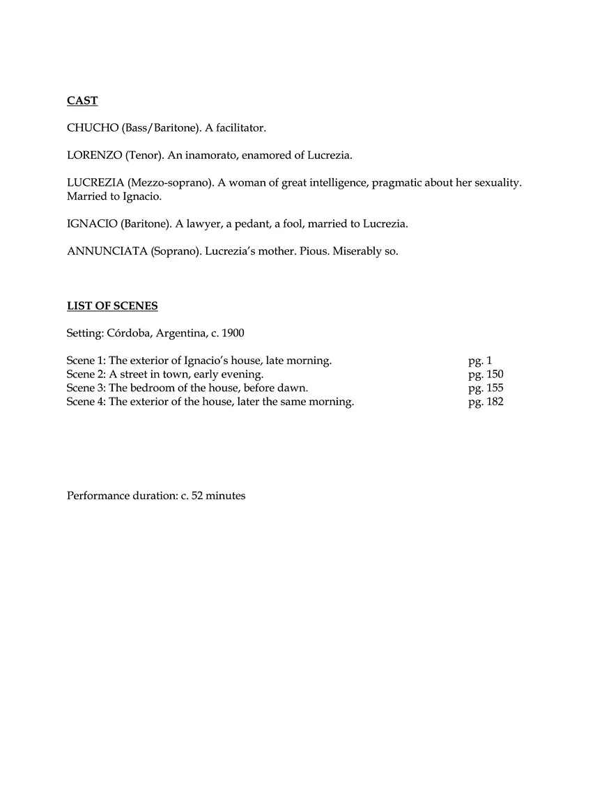 Bolcom Lucrezia Vocal Score - Image 4