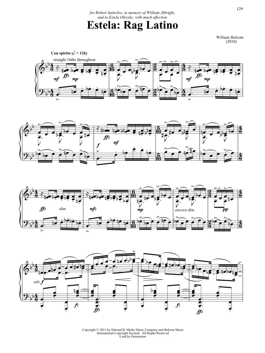 Bolcom Piano Works - Image 6